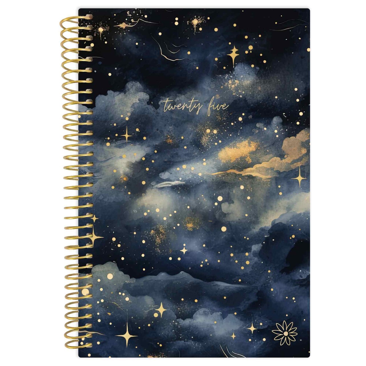 bloom daily planners 2025 Soft Cover Planner, 4" x 6", Midnight Sky